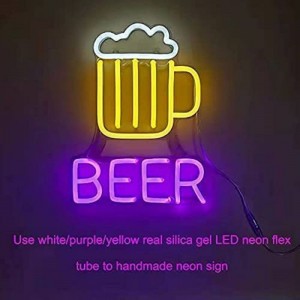 Neonový světelný nápis Miller Lite LE2
