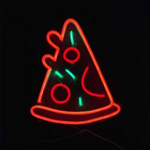 Pizza neon seinalea eskuz egindako neon5