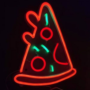 Neonový nápis na pizzu ručně vyrobený neon1