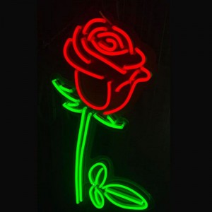 Rose neon sign na romantikong neon 5