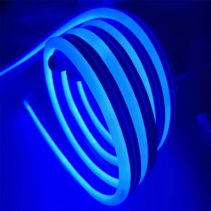 Blue color 5*12mm Silicone LED neon flex waterproof 1cm cut length neon flex rope