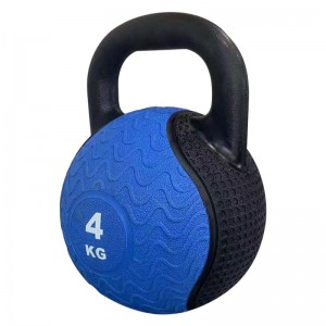 Solid rubber kettlebell para sa fitness