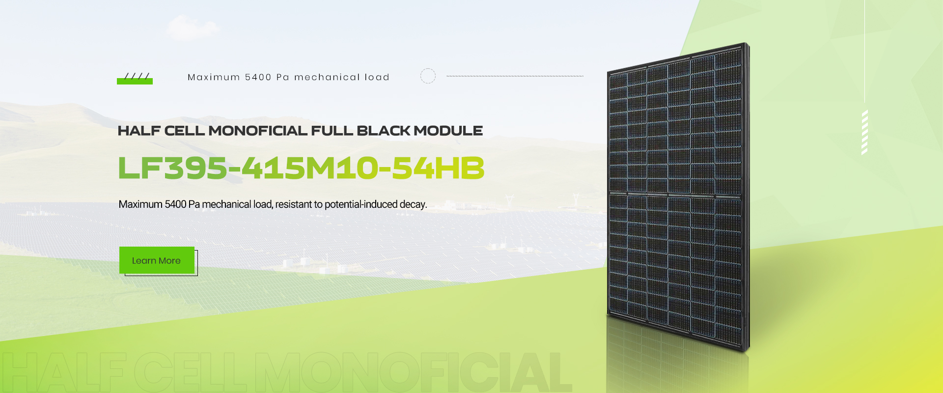 lefeng-weatherproof-high-efficiency-wholesale-grade-a-144-half-cell-monocrystalline-silicon-photovoltaic-module-tuv-certificated-440460w-166mm-black-solar-panel-pv-module-product