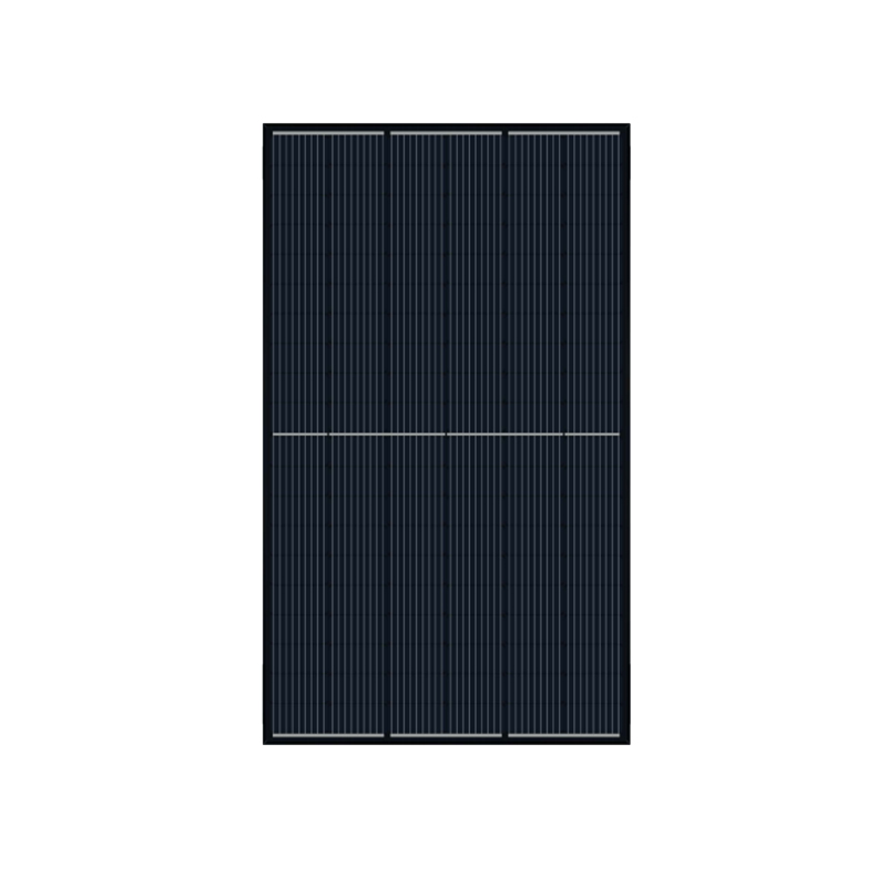 LEFENG Tehokas A-luokan 120 puolikennoinen yksikiteinen silikoni aurinkosähkömoduuli 365 ~ 385 W 166 mm säänkestävä musta aurinkopaneeli PV-moduuli