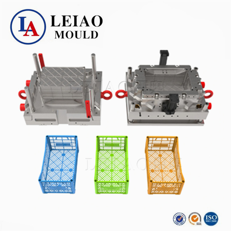 Plastic Fruit Vegetable Storage Crate Injection Mould