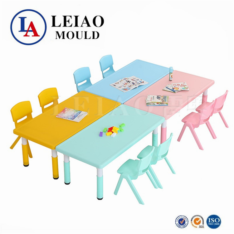 China Durable Household Plastic Outdoor Square Table Mould