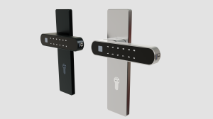 Ūdensizturīga āra augstas drošības elektriskā digitālā pirkstu nospiedumu viedā durvju slēdzene ar Tuya APP TTLOCK BLE Wifi mobilo slēdzeni