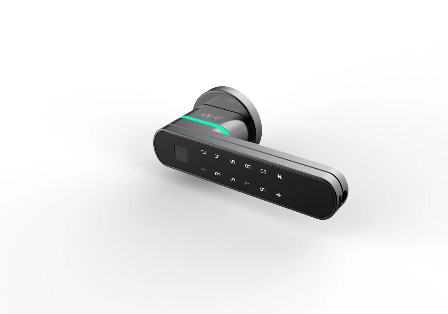 Tuya Digital Keypad Deurslot Biometriese Vingerafdruk Intelligente Digitale Deurslot