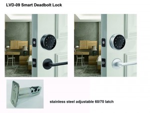 Leiu Интелигентна електронска брава за врата без клуч за внатрешна и влезна врата