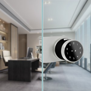 Security intelligent na electronic lock para sa glass door handle lock digital smart glass door lock
