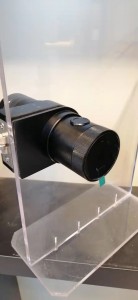 Pechadura electrónica intelixente de seguridade para pechadura da manilla de vidro Pechadura dixital intelixente da porta de vidro