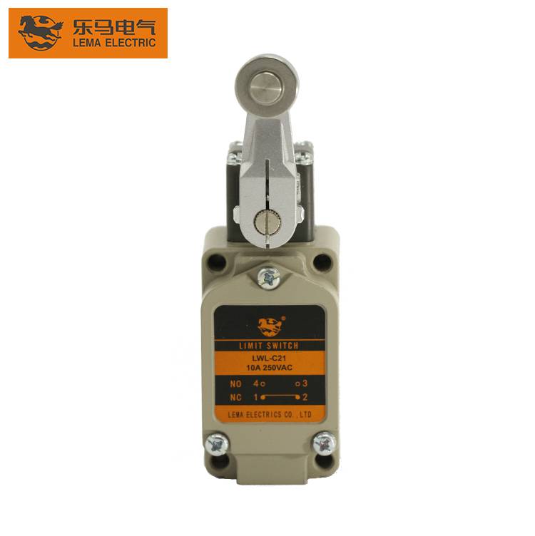 China Wholesale Roller Lever Limit Switch Factory –  High Quality LWL-C21 Roller Lever 10A 250VAC 12V Limit Switch – Lema