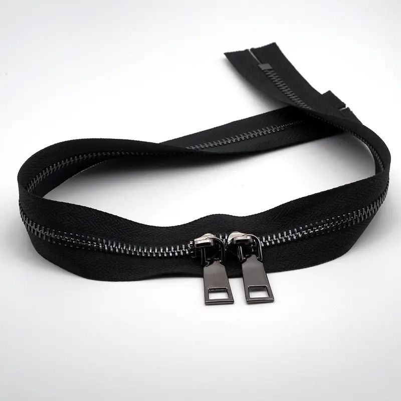 LEMO #5 Tul personalizzat Żipper Puller Brass Snien Zip Roll Close End Metal Zipper – Ixtri Zipper Għall Bag, Zipper Accessori, Slider Zipper Prodott