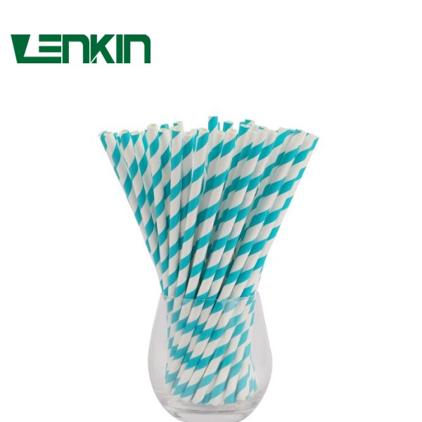 Colorful Eco Friendly Drinking Paper Straws