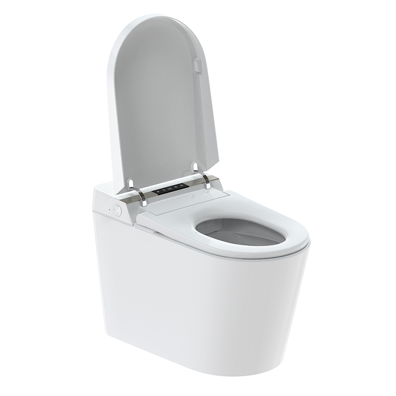 Naujo dizaino „Smart Tankless One Piece“ automatinis jutiklio nuplovimo tualetas Prabangūs išmanieji tualetai su sterilizacija