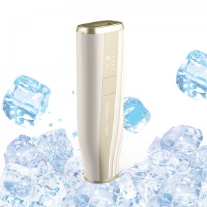 LS-T112 Ice Cooling Jauns dizains 400K zibspuldzes Xeon quartz 3 maināmas lampas IPL mājas lāzera epilators matu noņemšanas mašīna