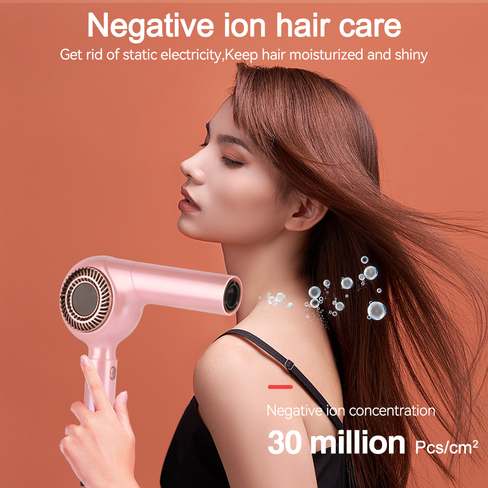 Assecador de cabells Protecció contra danys Assecador de cabells amb tecnologia de turmalina iònica ceràmica Imatge destacada
