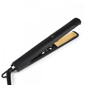 LS-H1031 High Heat Portable Svart gull bein hár spelka Professional Electric Hair Curly & Straightener