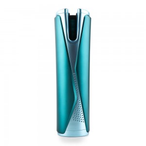 LS-H1022 Wireless Hair Curler Fast Heating Time Setting With LCD Display Portable USB Rechargeable Rotating Ceramic Barrel Hair Culer