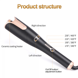LS-H1026 Air Hair Curler Lazy One-Touch Operation Automatic Rotating Rollers Hair Curler Long Last