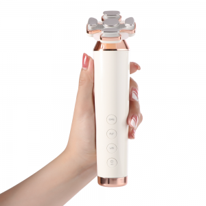 LS-M2032 RF Beauty Instrument Massager Kegunaan Rumah EMS Photon Light Therapy Device Alat Microcurrent Vibration Massager