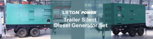 High Performance Brushless Generator - Trailer silent diesel generator towable standby power plant – Leton