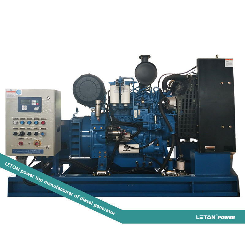 Weichai-generaattorisarjan dieselmoottorin laatuinen LETON-virtageneraattori