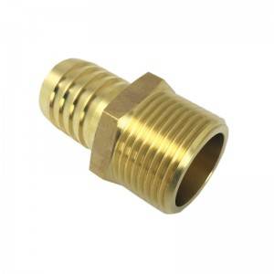 NPT Male Reducer Pipe Brass Hex Nipple Connector