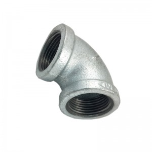 China Fabrikant Industriell Malleable Iron Ielebou Pipe Fittings