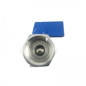 Mini válvulas de esfera de aço inoxidável de 1/8 a 1 polegada com rosca interna pn40 cw617n válvula de grau alimentício