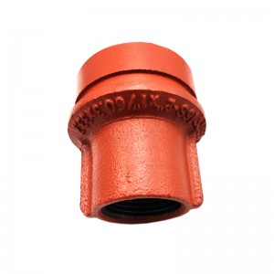Epoxy Coating UL/FM Ductile Iron Grooved Galvanized Fittings and Couplings with Female Thread