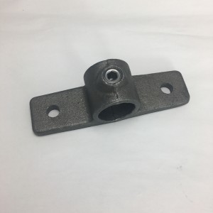Orizjinele swarte malleable Cast Iron Adjustable Key Clamp foar Handrail en Fence