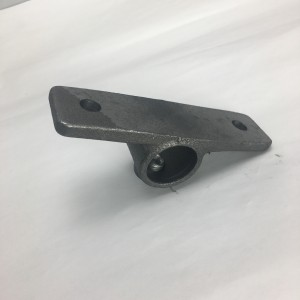 Original Black Malleable Cast Iron Adjustable Key Clamp for Handrail thiab laj kab