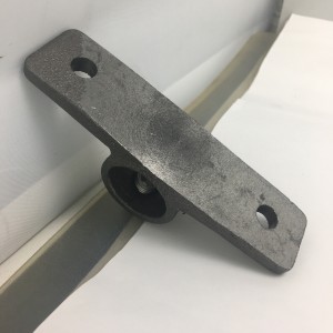 手すりおよび塀のための元の黒い可鍛鋳鉄の調節可能なキー クランプ