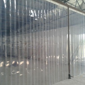 Standard dust proof 2mm flexible plastic door pvc strip curtain roll