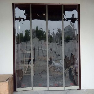 Easy Ufakelo Door Sula Magnetic PVC ejinga Strip Curtain