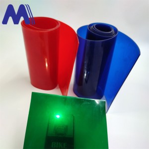 Factory making Pvc Weld Curtain -  Red Solid Welding Anti-arc Light Industrial  Plastic PVC Strip Curtains Doors – Wanmao