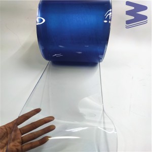 Ċina PVC Trasparenti ċari lixx tal-plastik PVC Gaża Purtieri tal-bibien