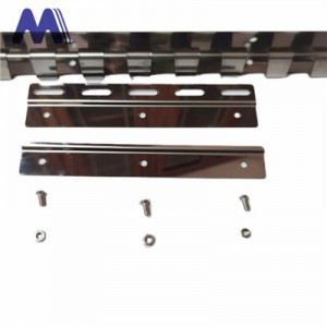 EU stil Nehrđajuća PVC trakasta zavjesa za vrata Oprema za pričvršćivanje pvc vješalica za zavjese i kopča 200 mm