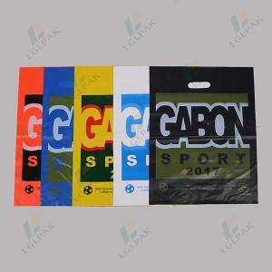 HDPE Die-cut Shopping Bag with Printing