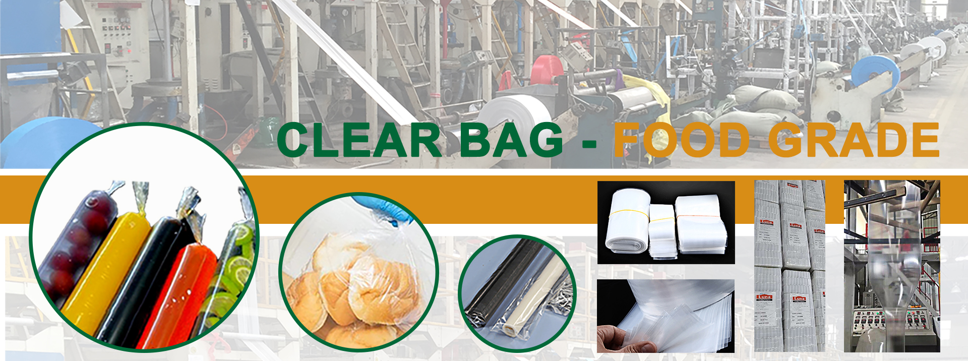 Food bag -Clear bag -LGLPAK