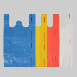 HDPE T-Shirt Grocery Bag In Different Color