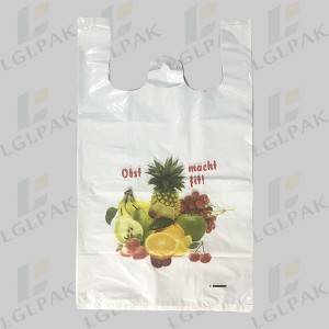 Multi Color Printing Shopping Grocery Bag