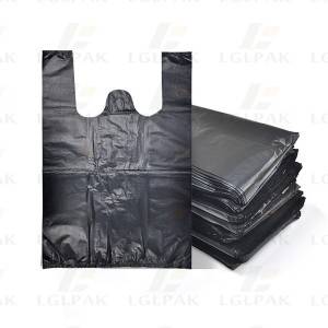 black recycle plastic bin bags in bulk