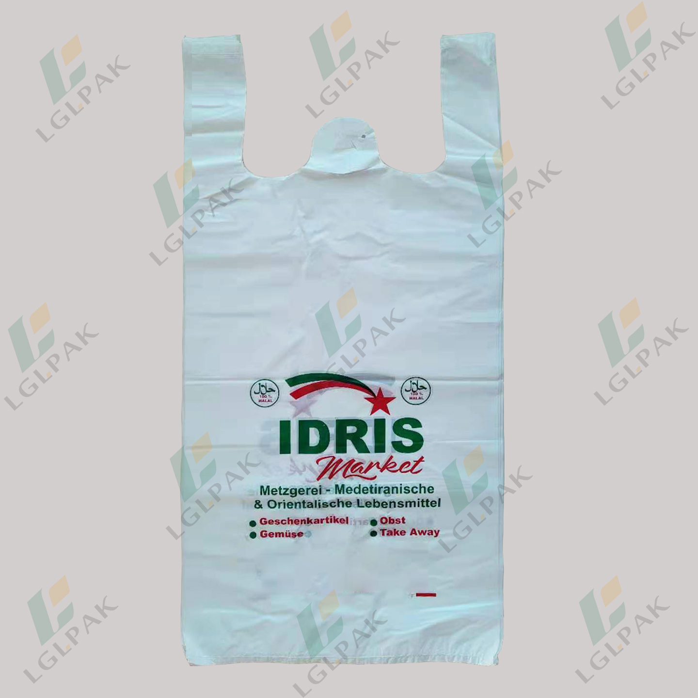Market Plastic Shopping Bag with Printing Featured Image