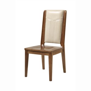 Ballut aħmar miksi dahar dining chair-modern-skur imtebba