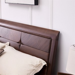 Prasaja Klasik Design Solid Walnut pindho Bed
