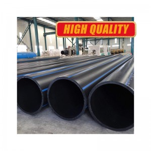 China Manufacturer PE100 32MM HDPE Polyethylene Black Pipe and Fittings for Water Supply