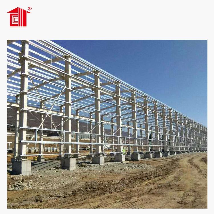 Čína Oceľová rámová prefabrikovaná oceľová konštrukcia pre dielňu oceľového skladu