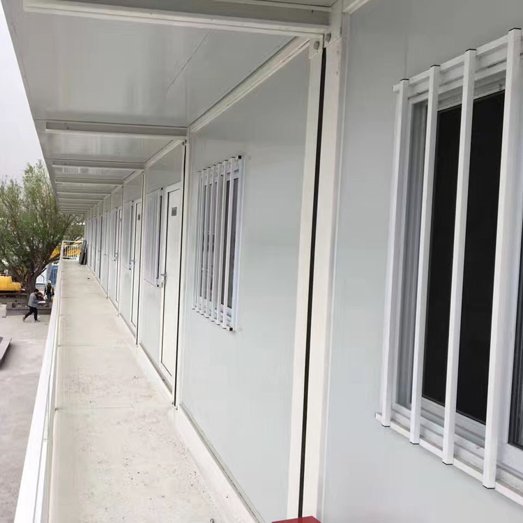20FT Easily Assemble Temporary Prefabricated Mobile Modular Steel Flat Pack Container Prefab House for Office
